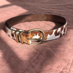 GAP Brown and White Patterned Belt